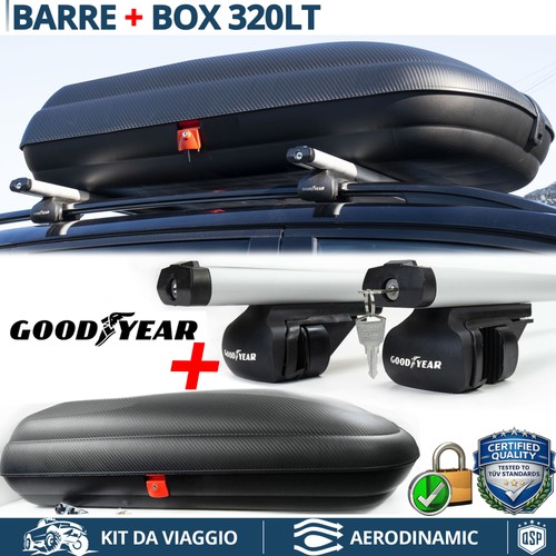Box tetto 320lt barre - tetto,
